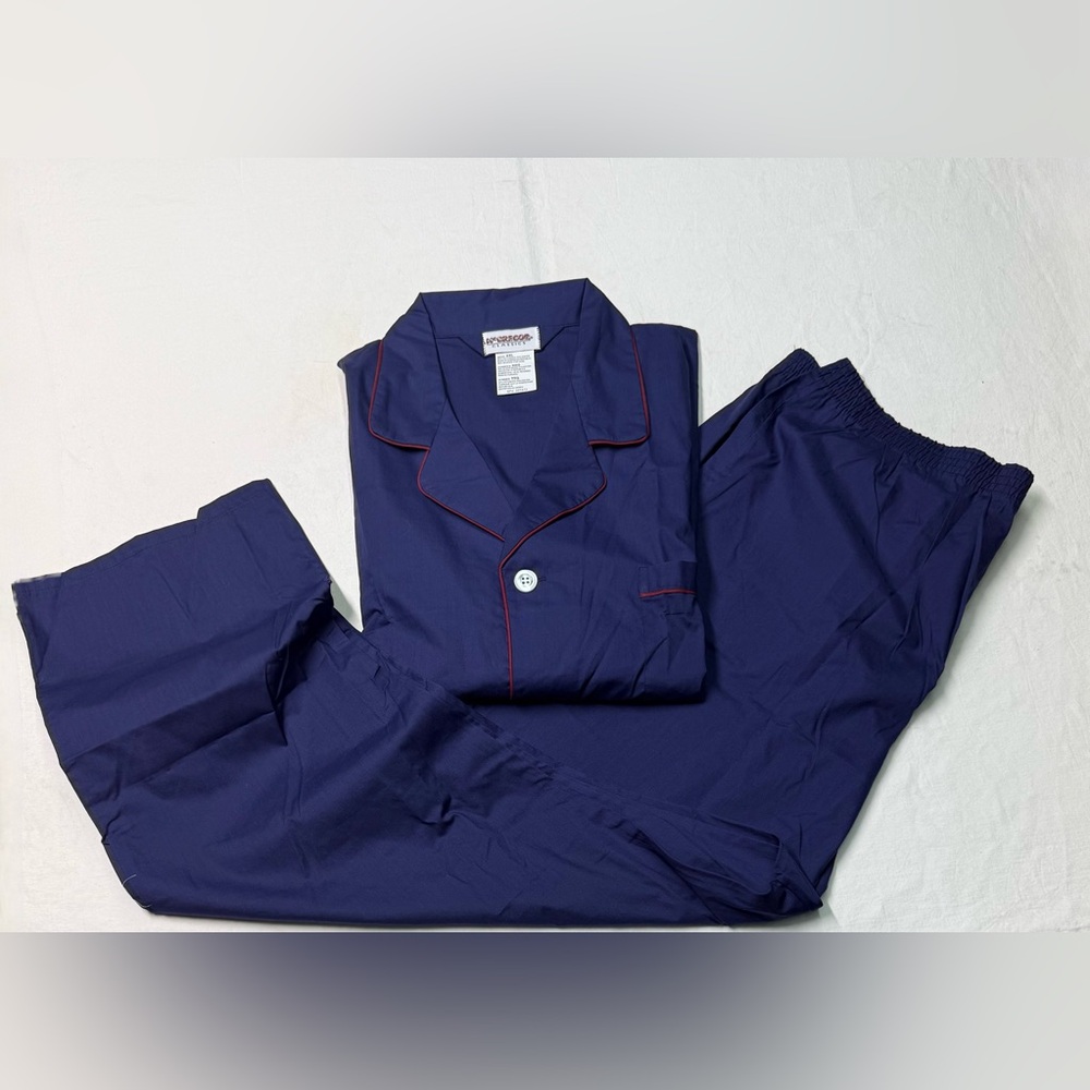 McGregor Classics Pajama Set  Mens Size XXL Blue  Long Sleeve NWT